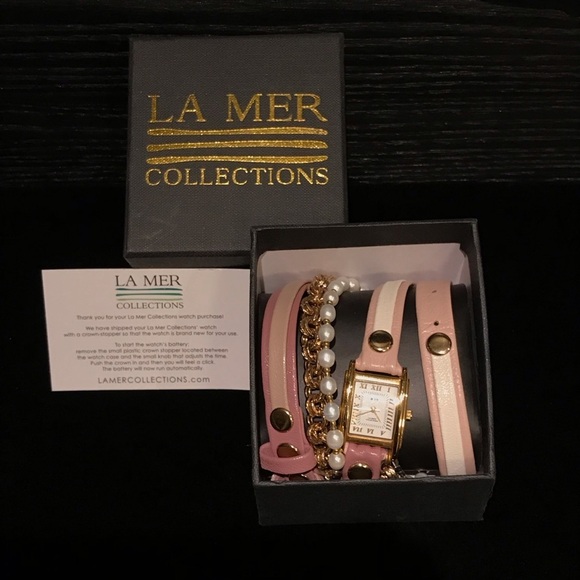 Wrap Bracelet Style Watch by La Mer Collections - Picture 1 of 8